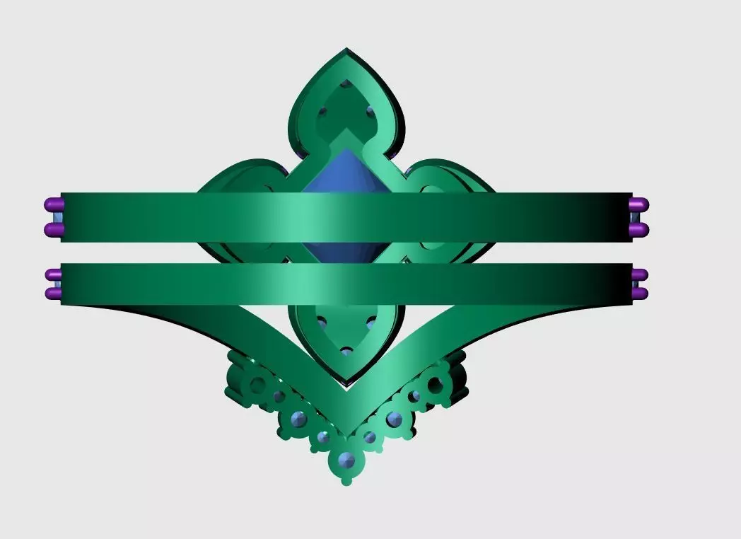 Solitaire ring 3D print model_8