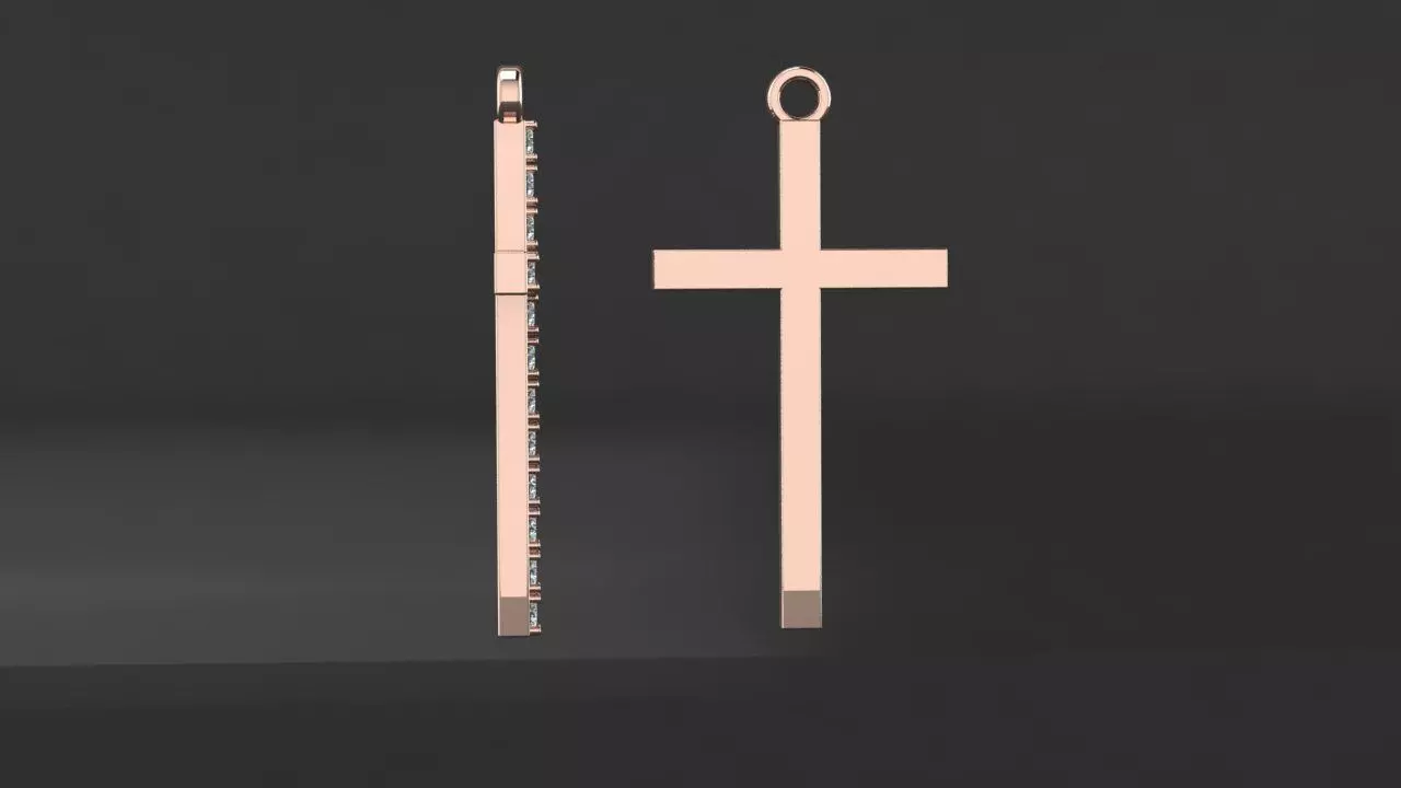 Cross Diamond 3D print model_5