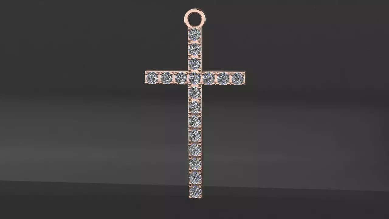 Cross Diamond 3D print model_0