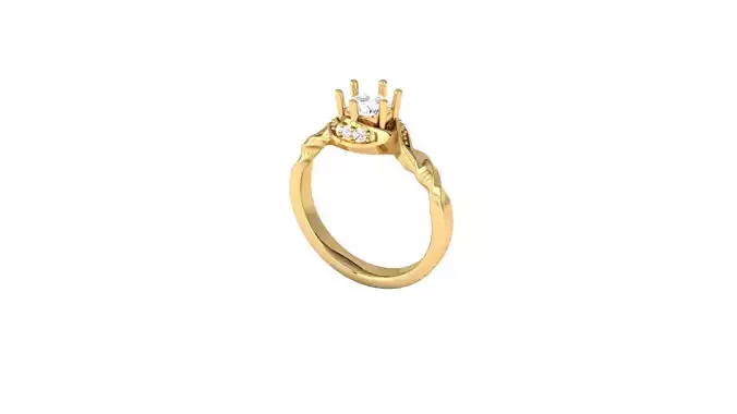 Women Ring  Render 3dm STL OBJ FBX Details