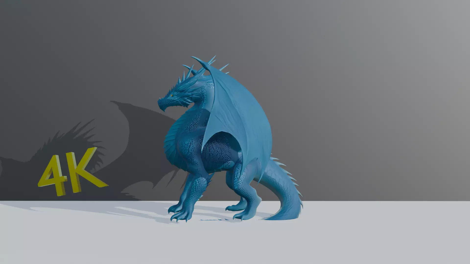 Blue Dragon Fantasy and Mythical Power and Legendary Elegance Free 3D model_0