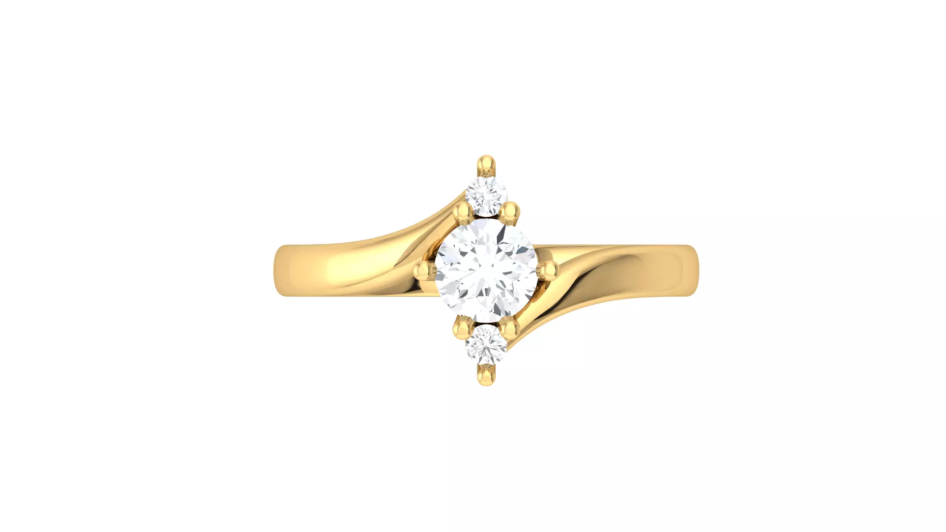 Women Ring Render 3dm STL OBJ FBX Details 3D print model_1