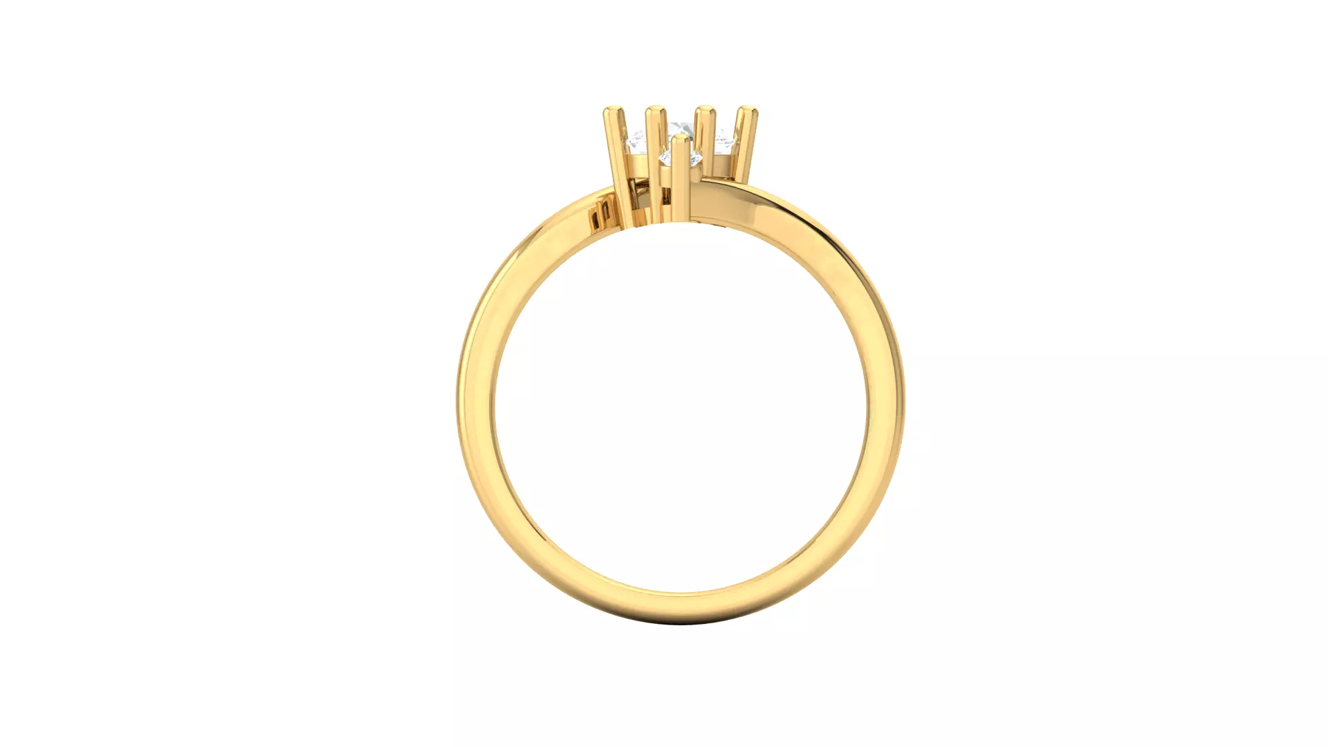 Women Ring Render 3dm STL OBJ FBX Details 3D print model_2