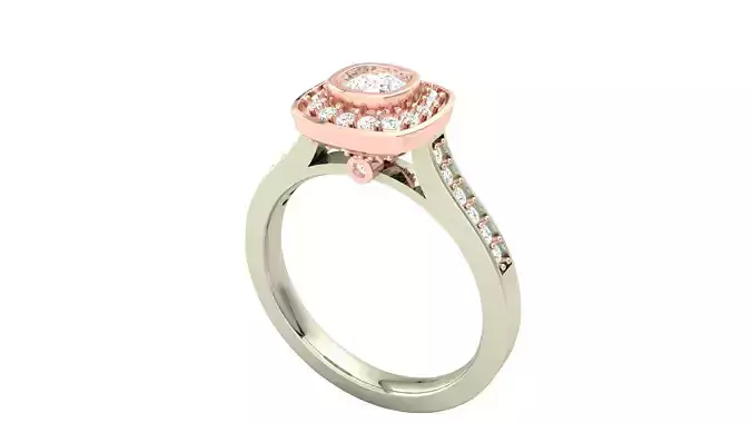Women Ring  Render 3dm STL OBJ FBX Details