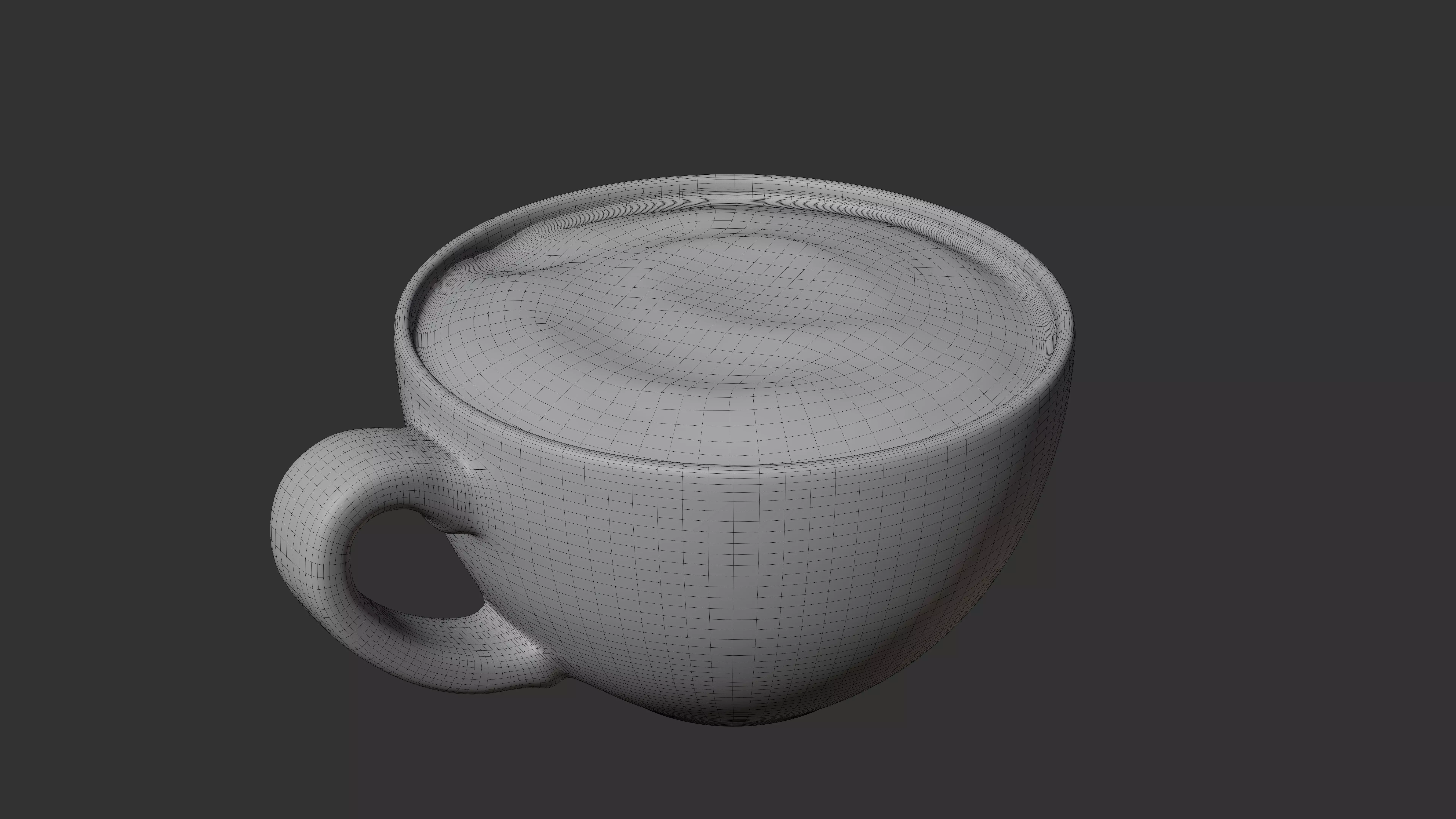 Autumn Coffee Mug and Saucer with Coffee and Cinnamon 3D model_9