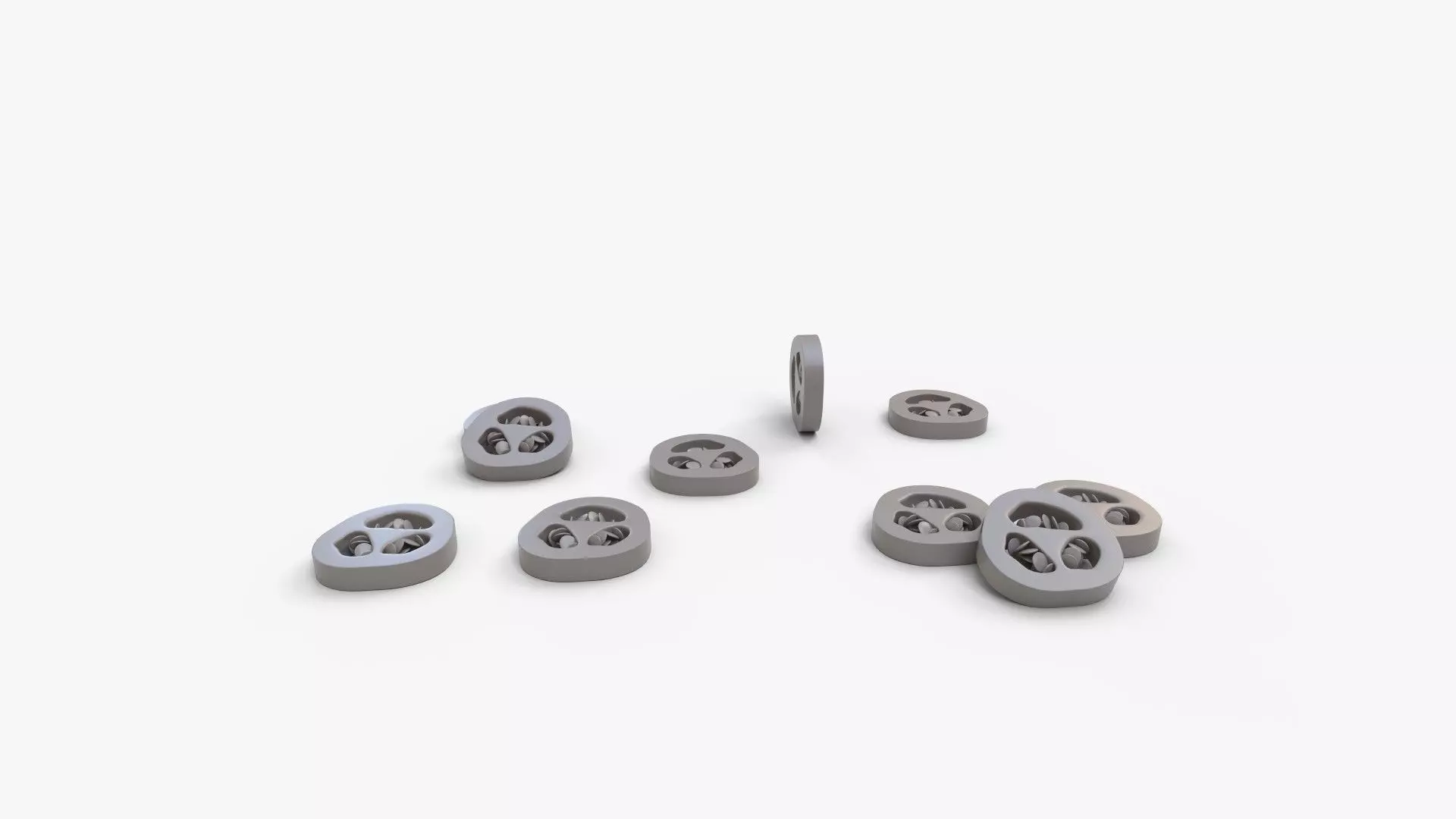 Green Jalapeno Slice 3D model_11