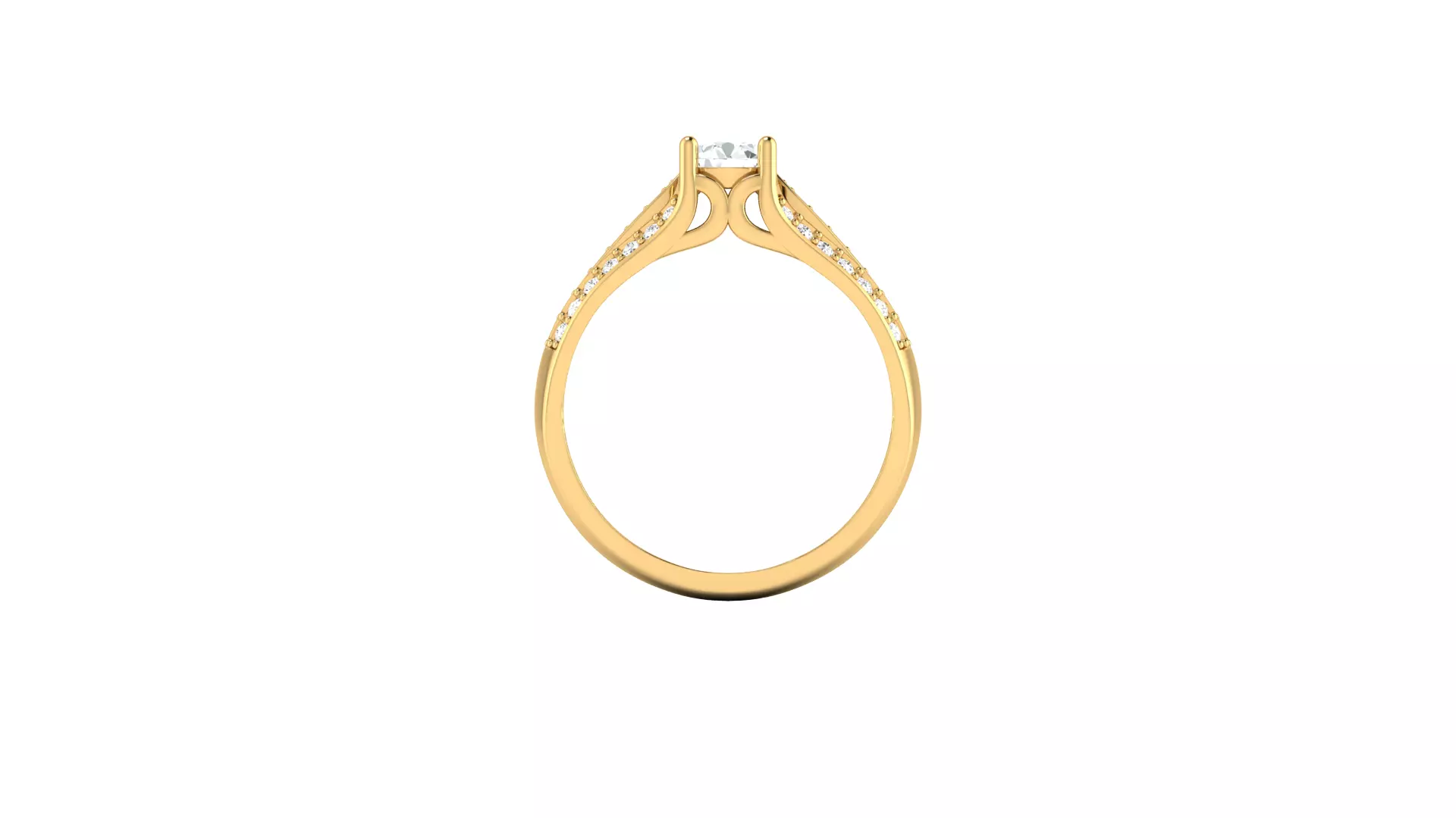 Women Ring Render 3dm STL OBJ FBX Details 3D print model_2