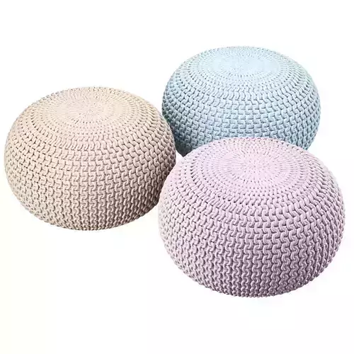 Pouffe Conrad Cotton