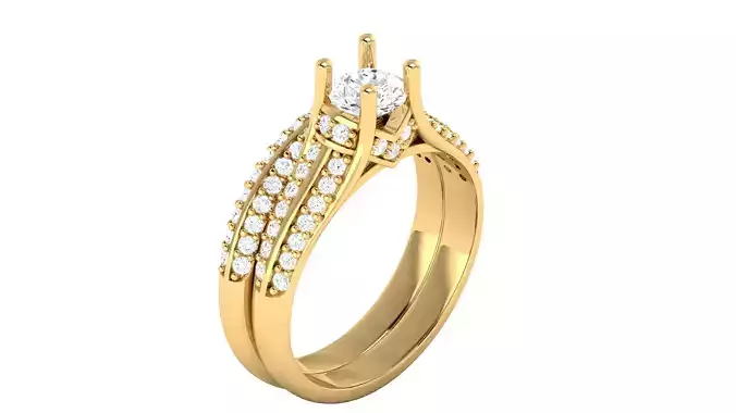 Women Ring  Render 3dm STL OBJ FBX Details