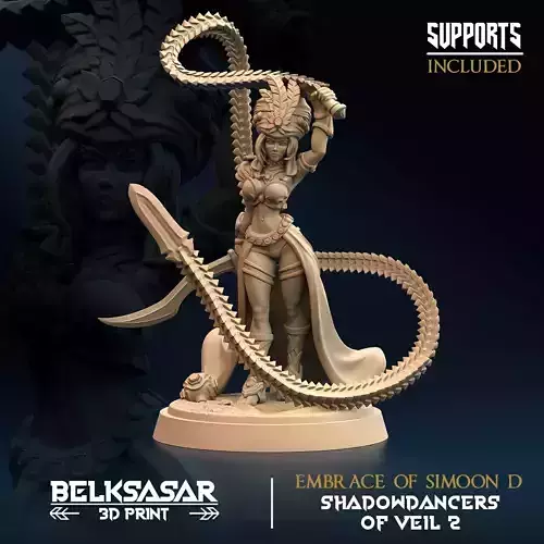  Embrace of Simoon D 3D print model