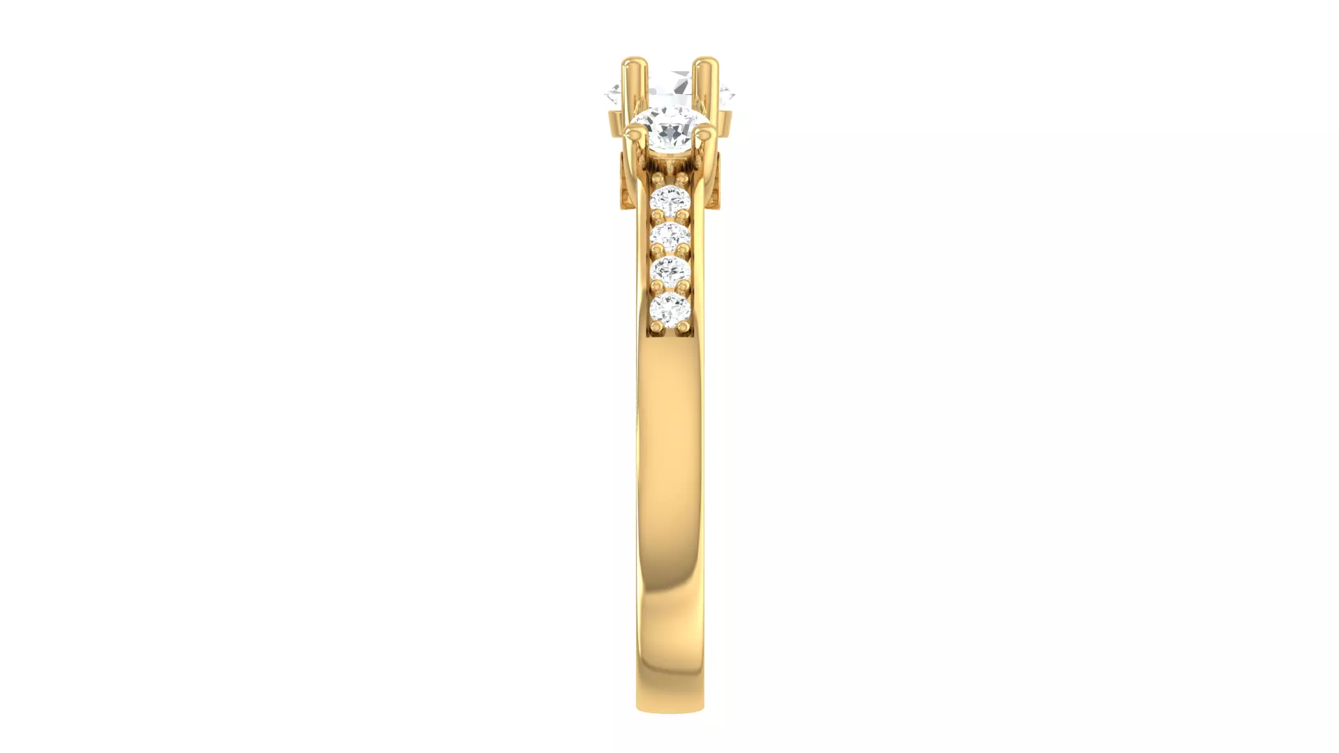 Women Ring Render 3dm STL OBJ FBX Details 3D print model_3