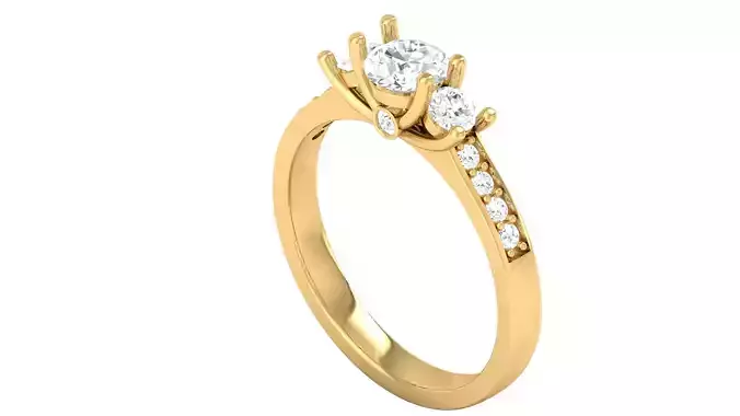 Women Ring  Render 3dm STL OBJ FBX Details