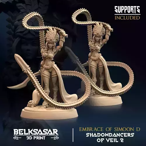 Embrace of Simoon D Nude and Normal