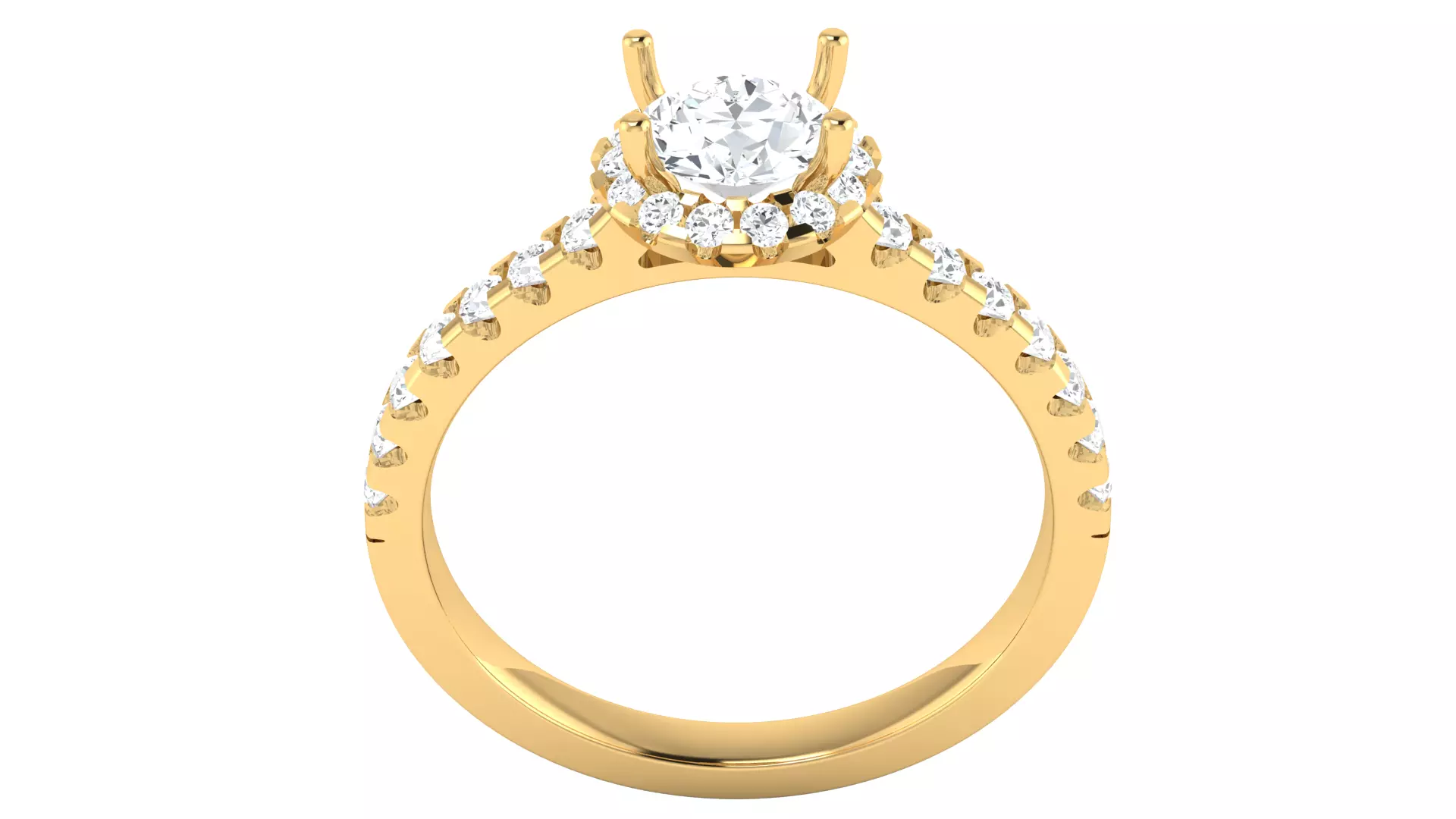 Women Ring Render 3dm STL OBJ FBX Details 3D print model_5