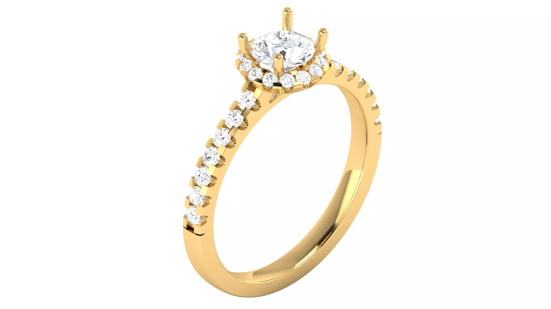 Women Ring Render 3dm STL OBJ FBX Details 3D print model_0