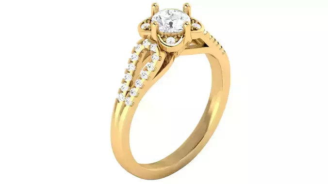 Women Ring  Render 3dm STL OBJ FBX Details