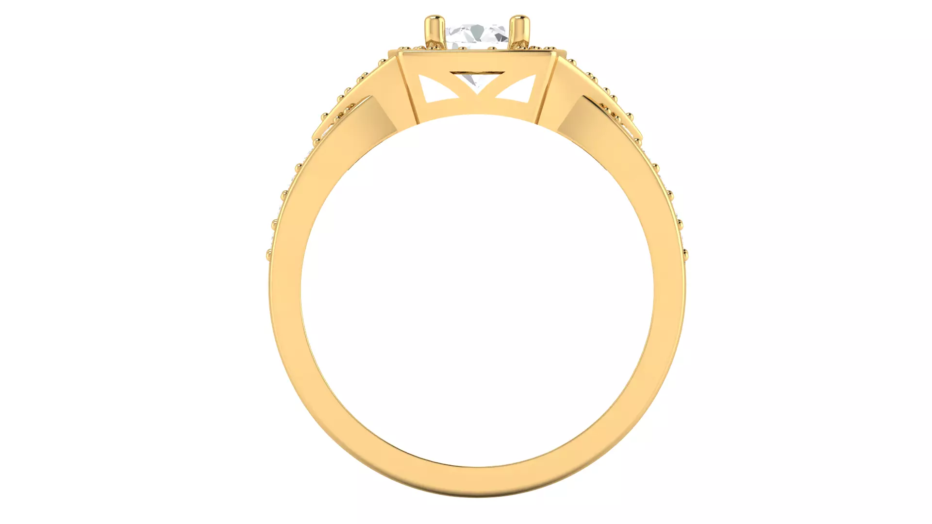 Women Ring  Render 3dm STL OBJ FBX Details 3D print model_2