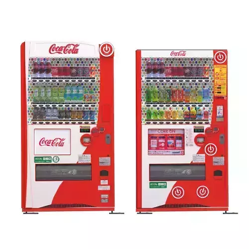  Japanese Coca Cola Vending Machine Pack