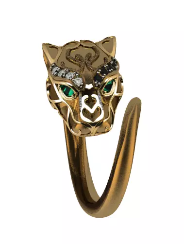 Ring Tiger Panther  3D print model_7