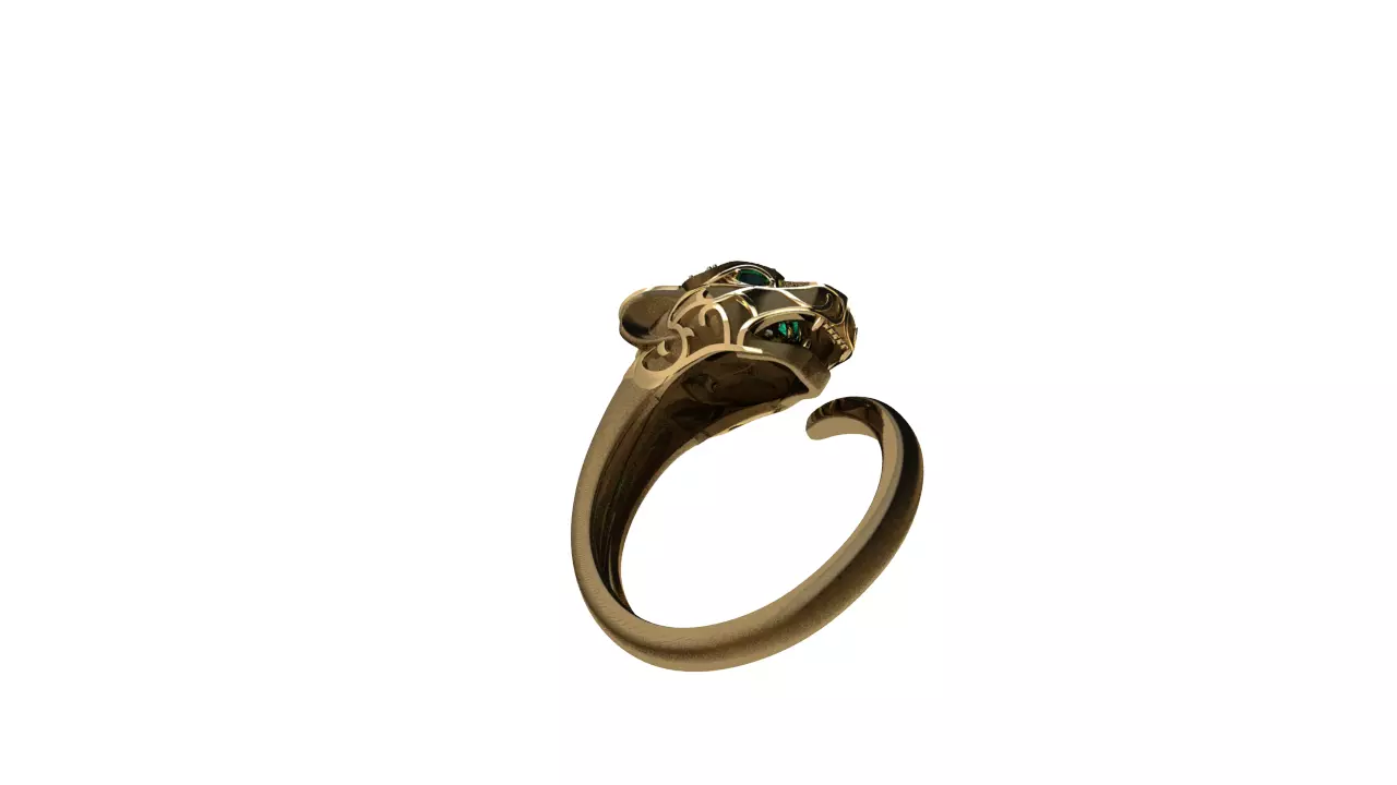 Ring Tiger Panther  3D print model_9