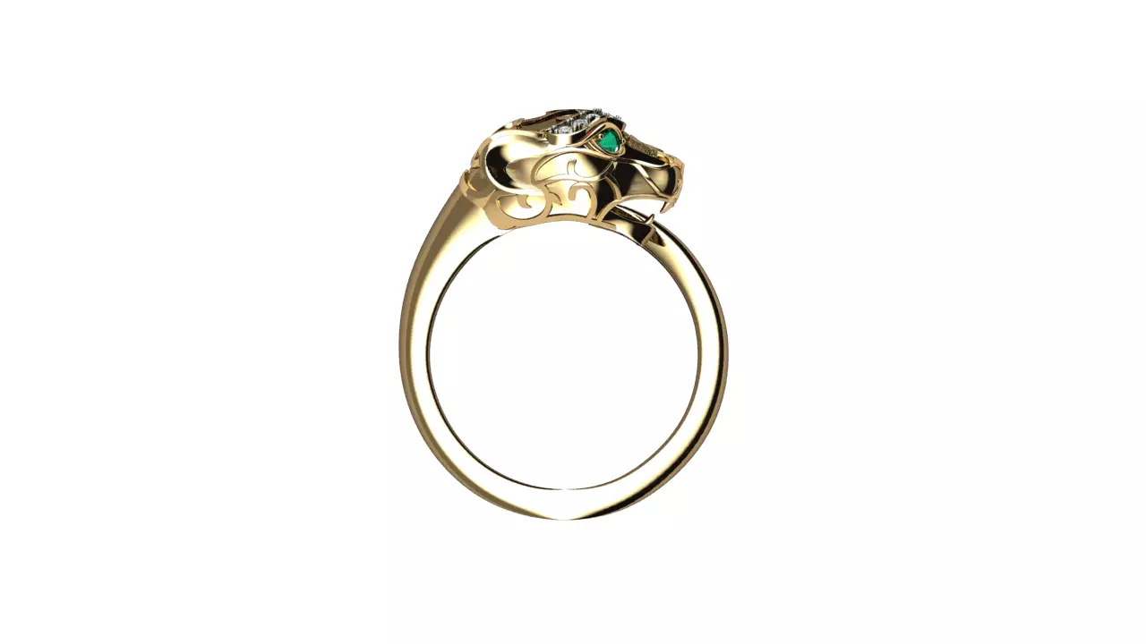 Ring Tiger Panther  3D print model_4