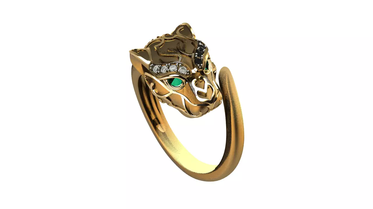Ring Tiger Panther  3D print model_0