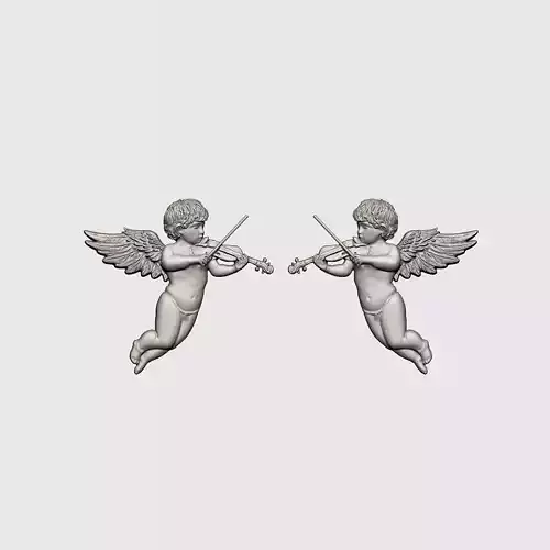 Baby Angel Pendant 04 3D print model