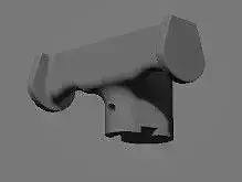 CA Buttcap v03 and AEG Barrel 40 mm 3D print model