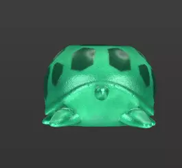 Cute Turtle - 3D Printable Toy Figure 3D print model_2
