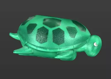 Cute Turtle - 3D Printable Toy Figure 3D print model_0