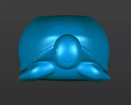 Cute Turtle - 3D Printable Toy Figure 3D print model_5