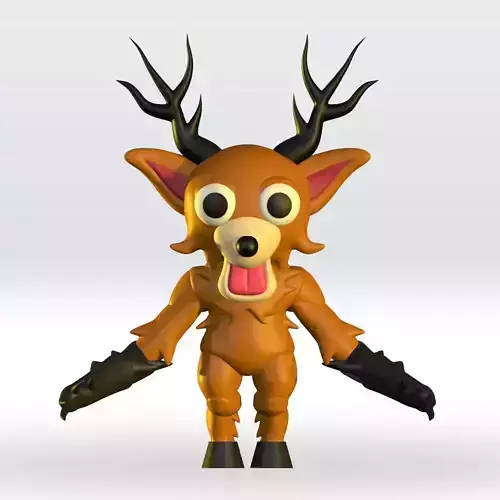 The Deer Entity 99 Nights in the forest STL file 3D Model