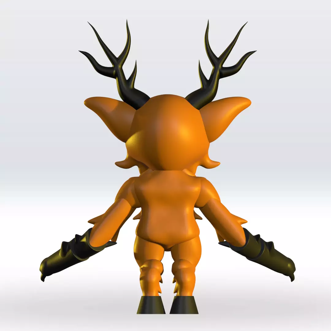 The Deer Entity 99 Nights in the forest STL file 3D Model 3D print model_3