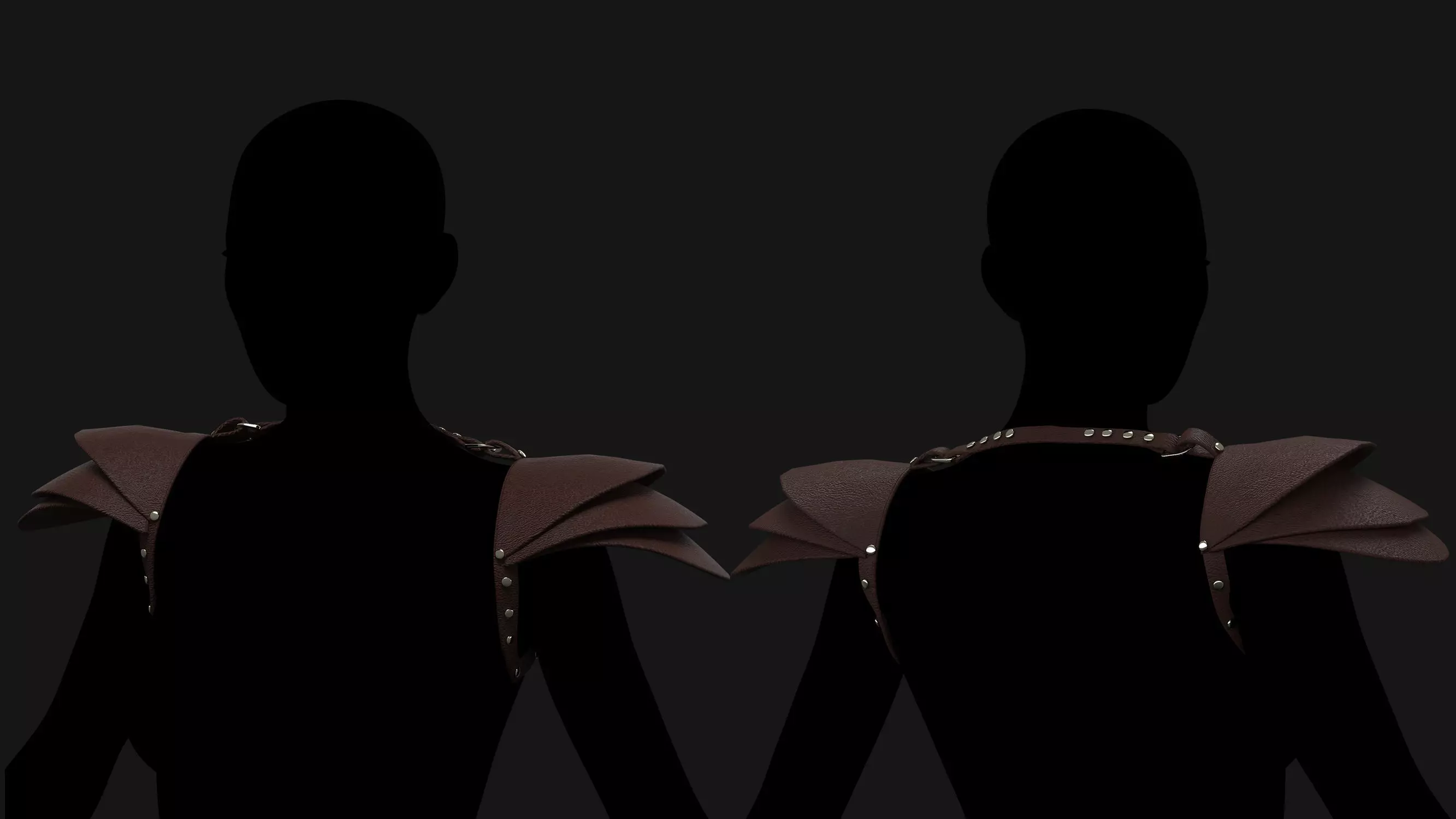 Female Corset Pack Low-poly 3D model_19