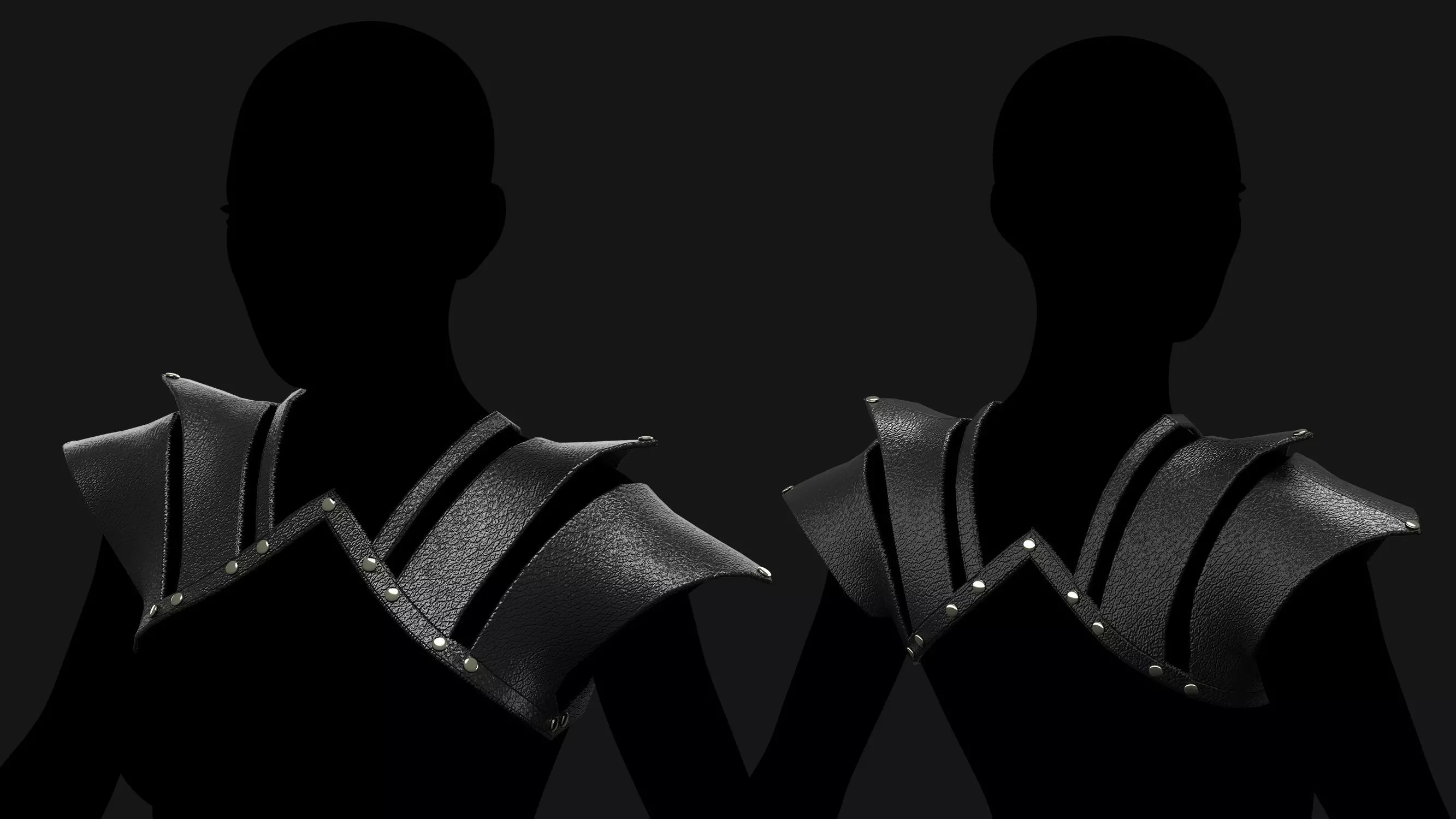 Female Corset Pack Low-poly 3D model_13