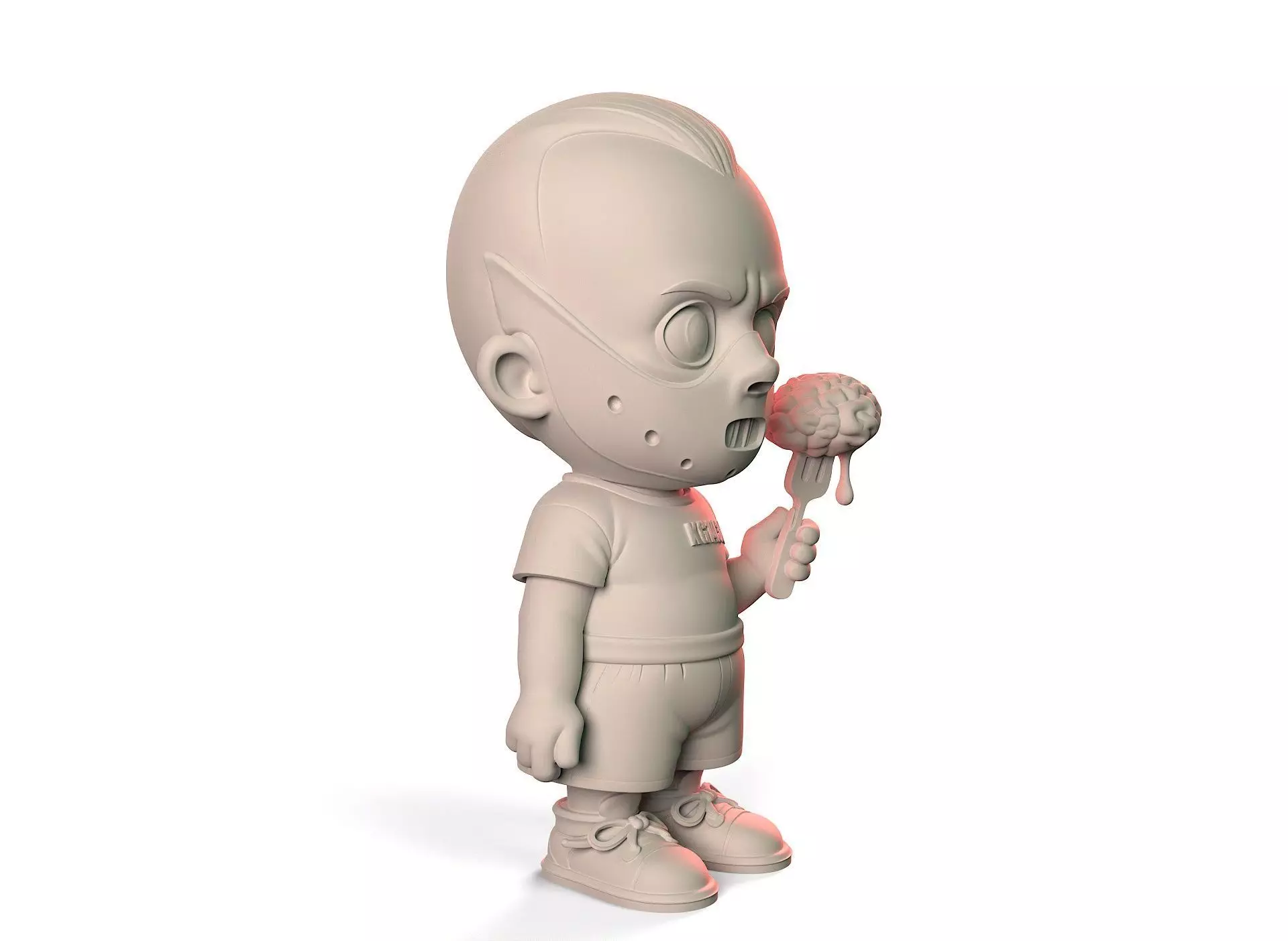 Cartoon Hannibal Lecter 3D print model_3