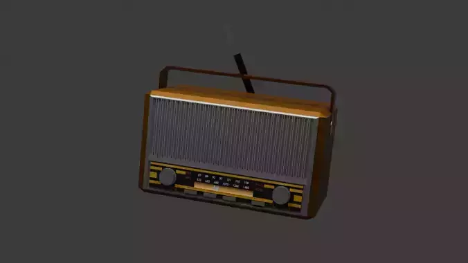 Old Vintage Radio-Game Ready-Unreal Engine 5