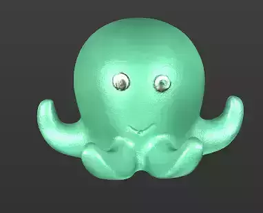 Cute Crab 3D Printable Toy Figure