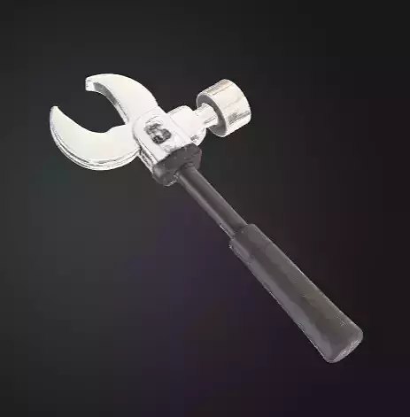 Low Poly Stylized Ratchet Tool Game Ready 3D Model