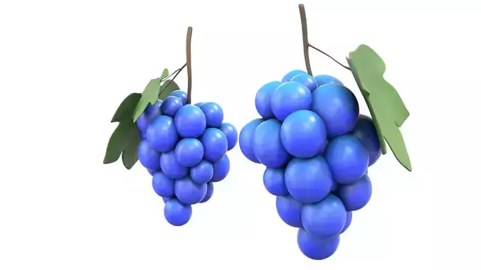 Cartoon Grape Blue