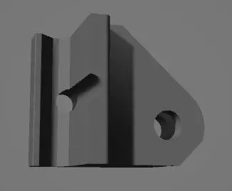 Kit Action Cam Rail Mount CHARLIE 3D print model_1