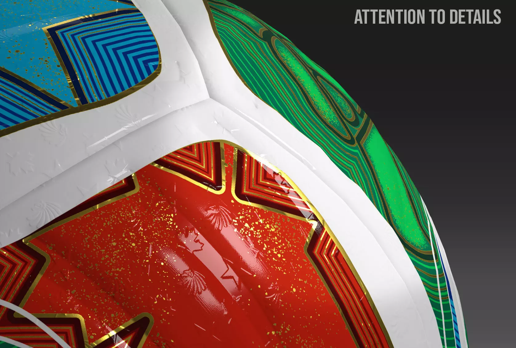 FIFA 2026 Pro ball Adidas Trionda Low poly Low-poly 3D model_12