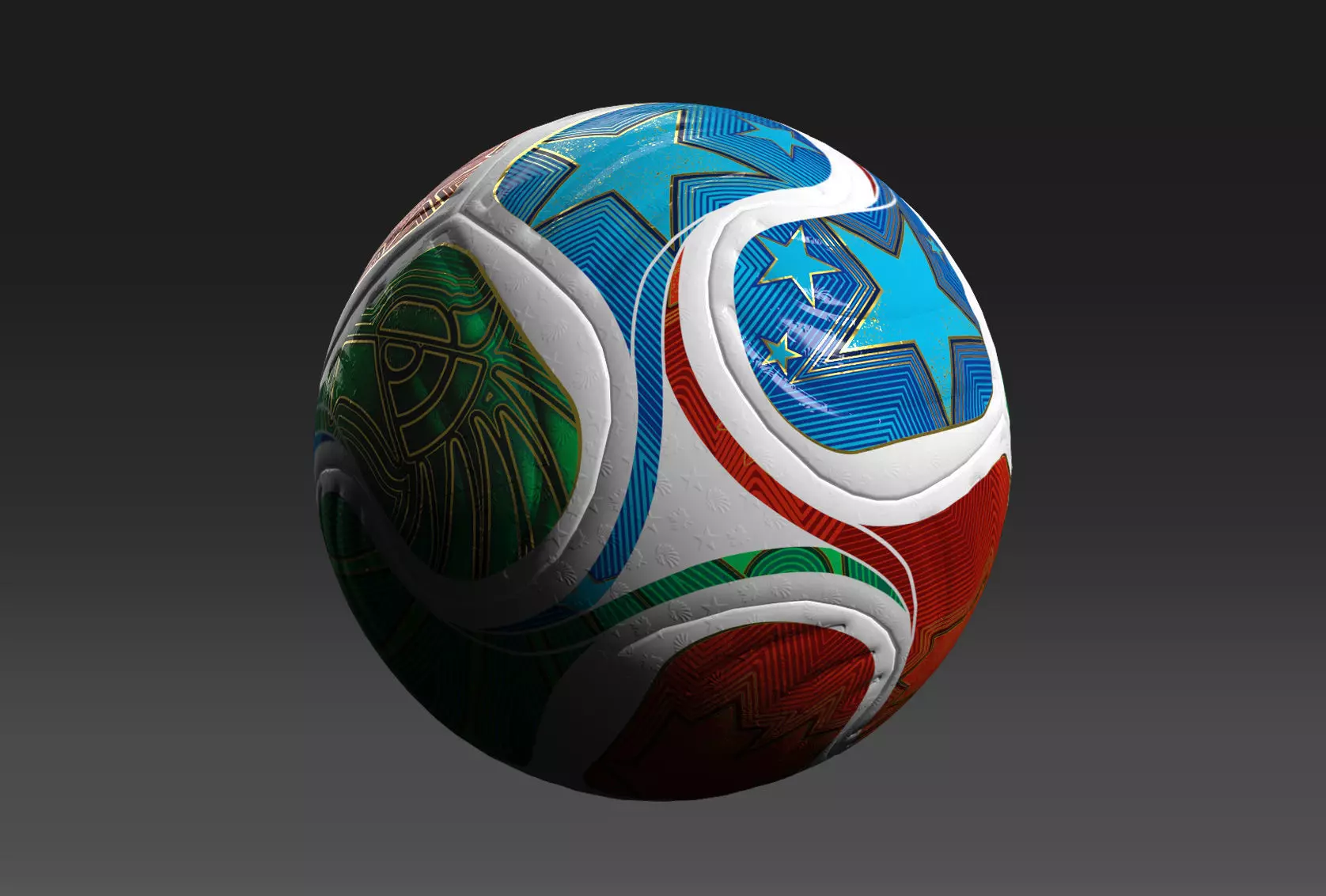 FIFA 2026 Pro ball Adidas Trionda Low poly Low-poly 3D model_8