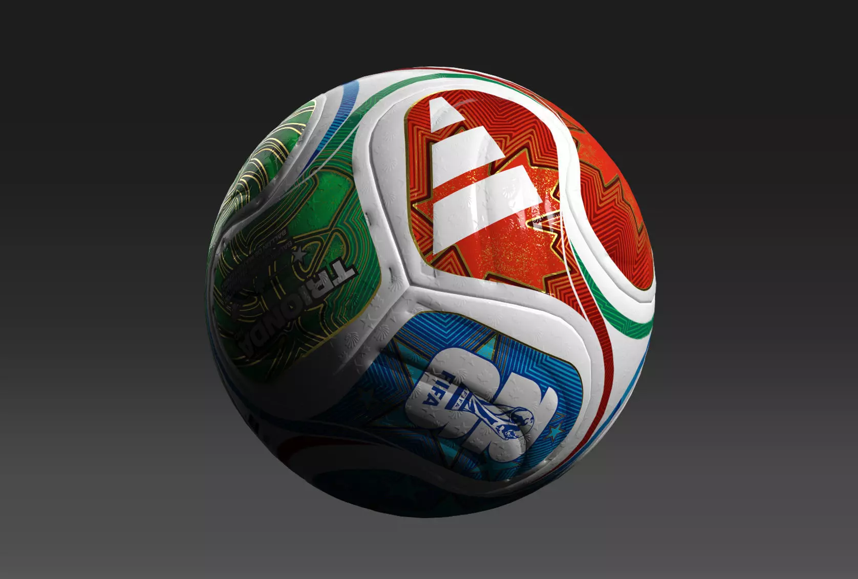 FIFA 2026 Pro ball Adidas Trionda Low poly Low-poly 3D model_5