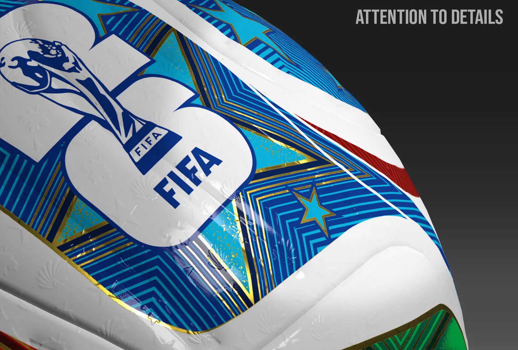 FIFA 2026 Pro ball Adidas Trionda Low poly Low-poly 3D model_2