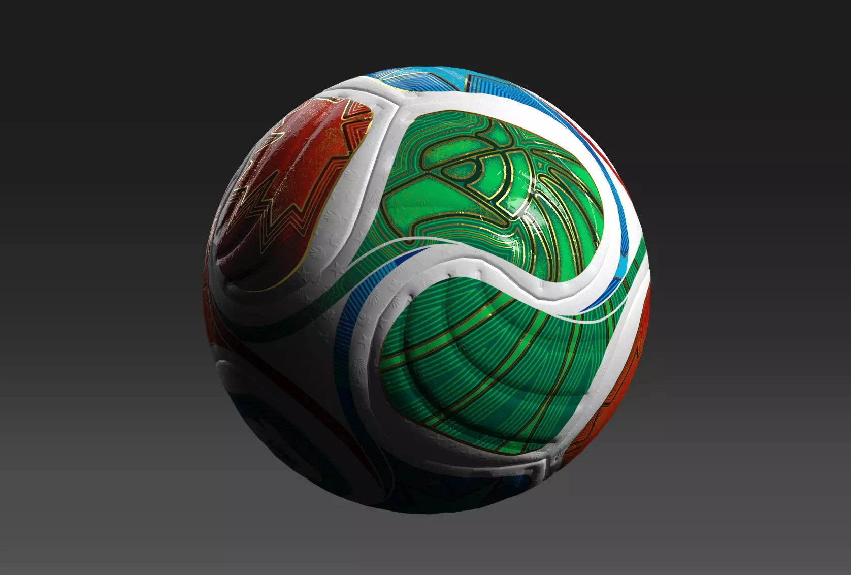 FIFA 2026 Pro ball Adidas Trionda Low poly Low-poly 3D model_11