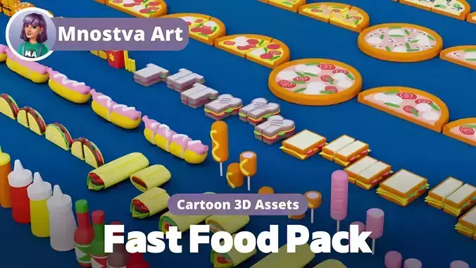 Cartoon Fast Food Pack
