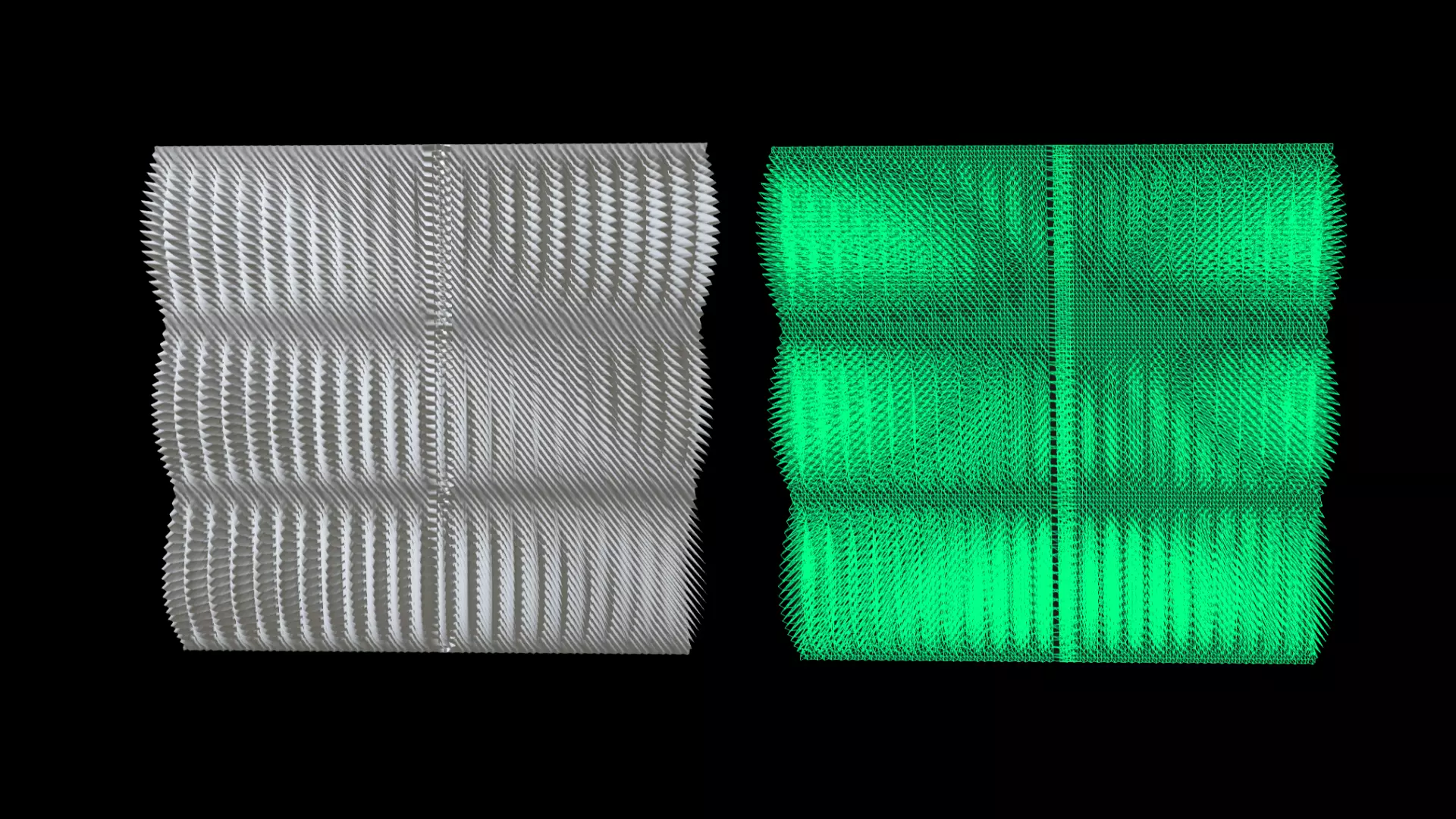 Cortical Layer Texture -Grid-Map-33300-Solid Structure Low-poly 3D model_0