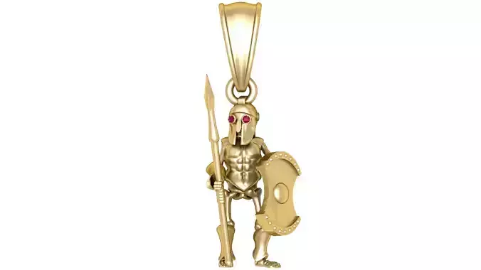 Spartan Warrior Pendant