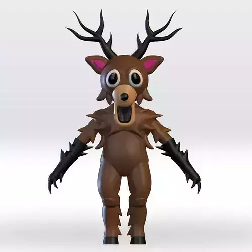 The Deer Entity 99 Nights in the forest STL file 3D Model
